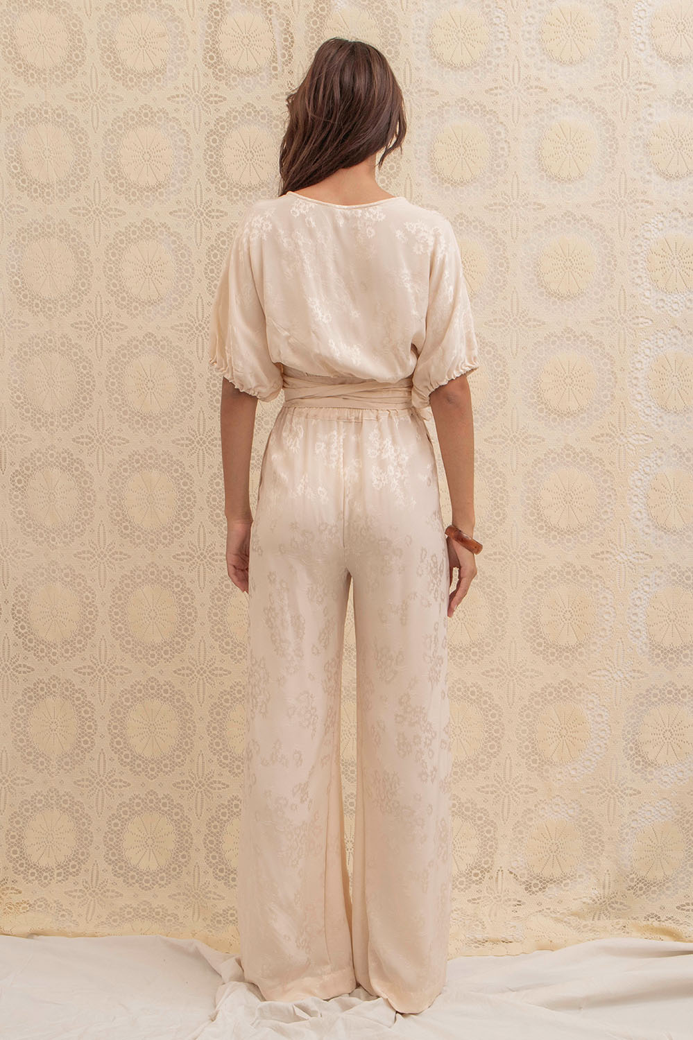 Cache-cœur Anna en jacquard fleuri, vue 6