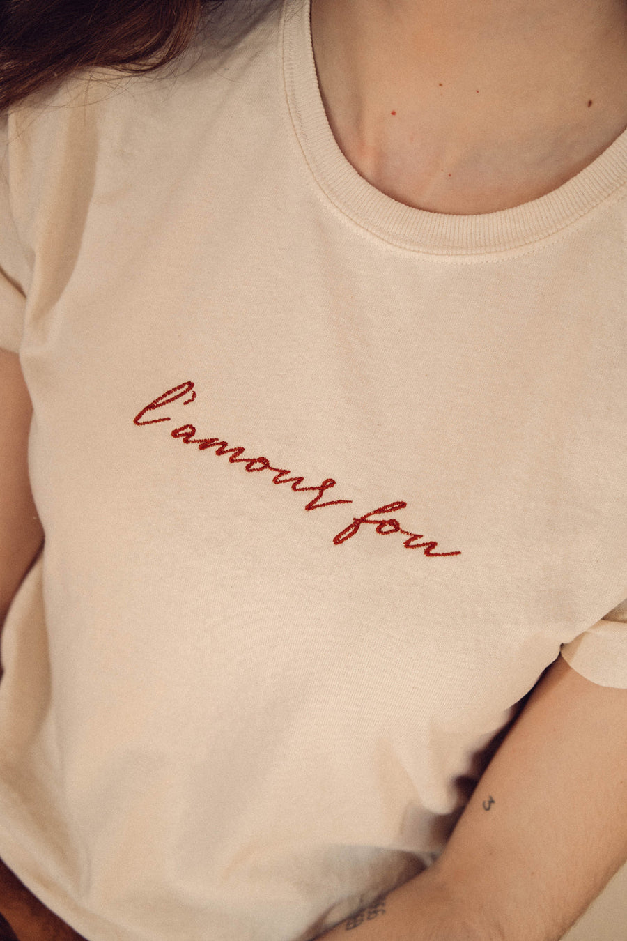 Tee-shirt L'Amour Fou, vue de face