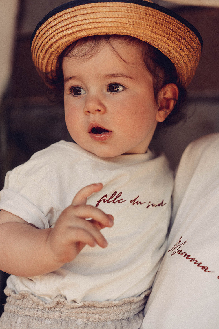 Tee-shirt fillette Fille du Sud, vue de dos