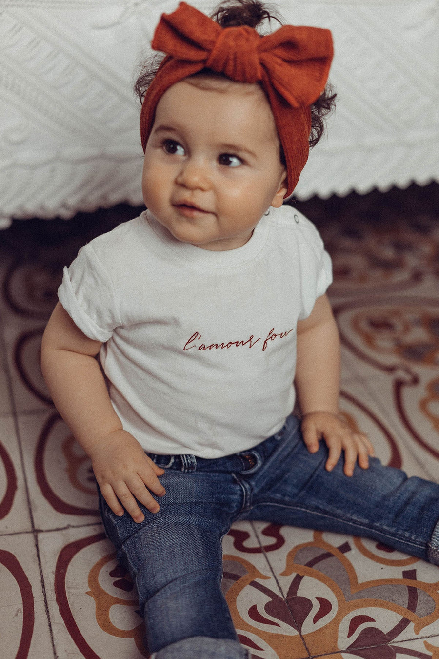 Tee-shirt fillette L'Amour Fou, vue de face