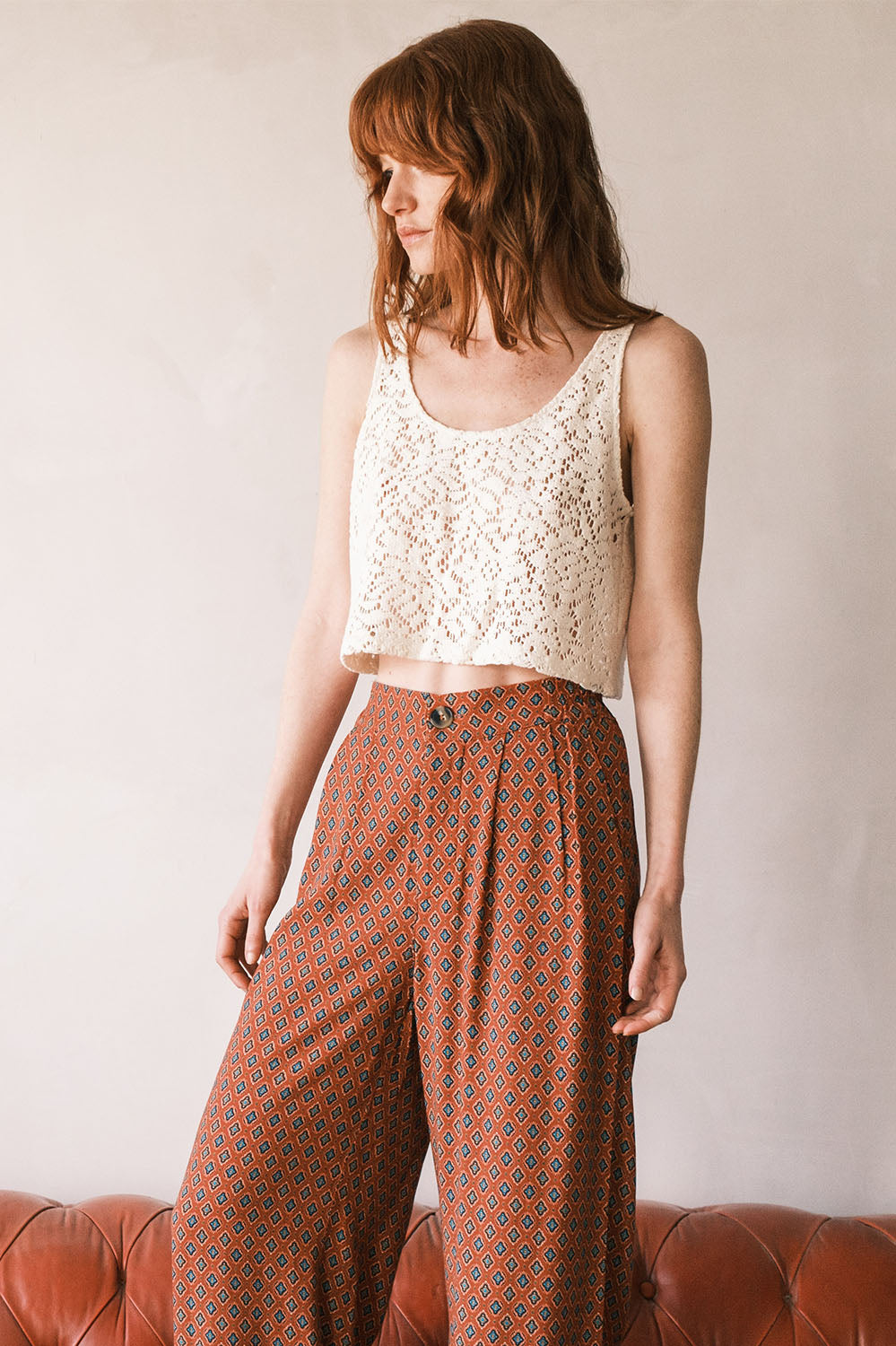 Top Lina en crochet, vue de face